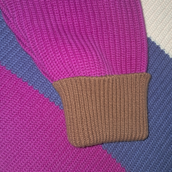 FRENCH CONNECTION MULTI COLORS SWEATER WOMEN SIZE XS OVERSIZE NEW - Picture 4 of 6